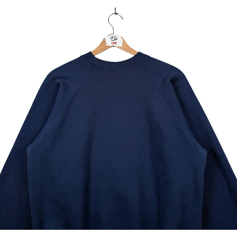 Vintage Floral Pond Nature Embroidered Women's Crewneck