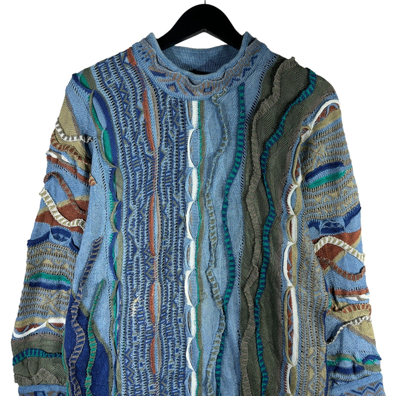 Vintage Coogi Blues 3D Knit Sweater