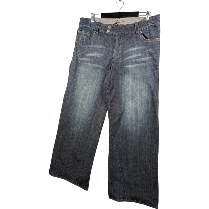 Vintage Venezia Wide Leg Denim Jeans 39x31