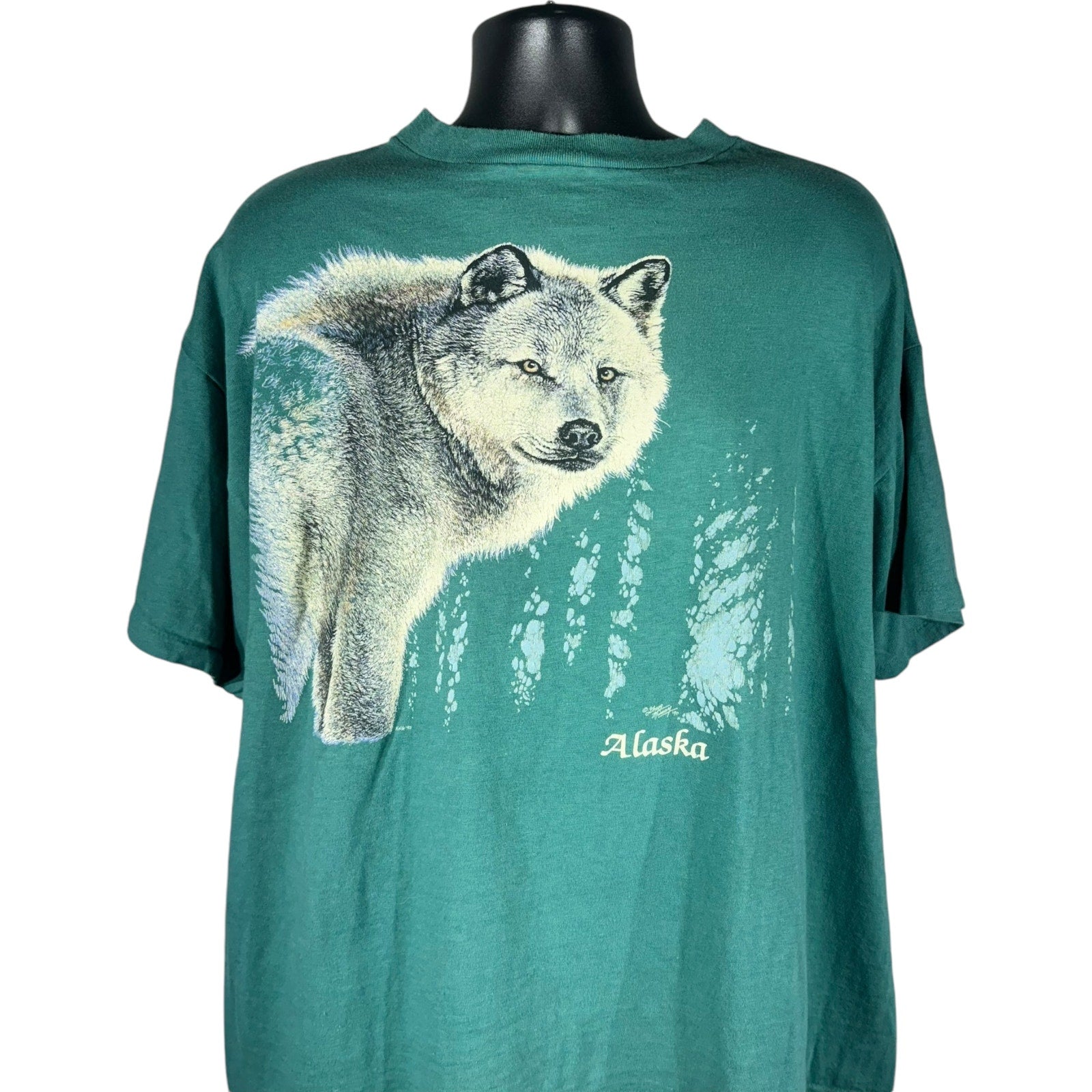 Vintage Alaska Wolf Souvenir Tee