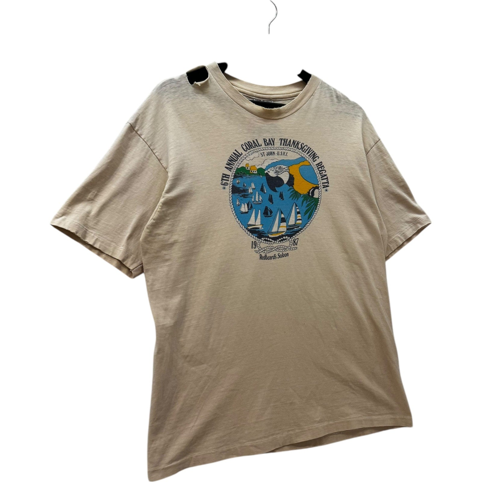 Vintage 6th Annual Coral Bay Thanksgiving Regatta Tee