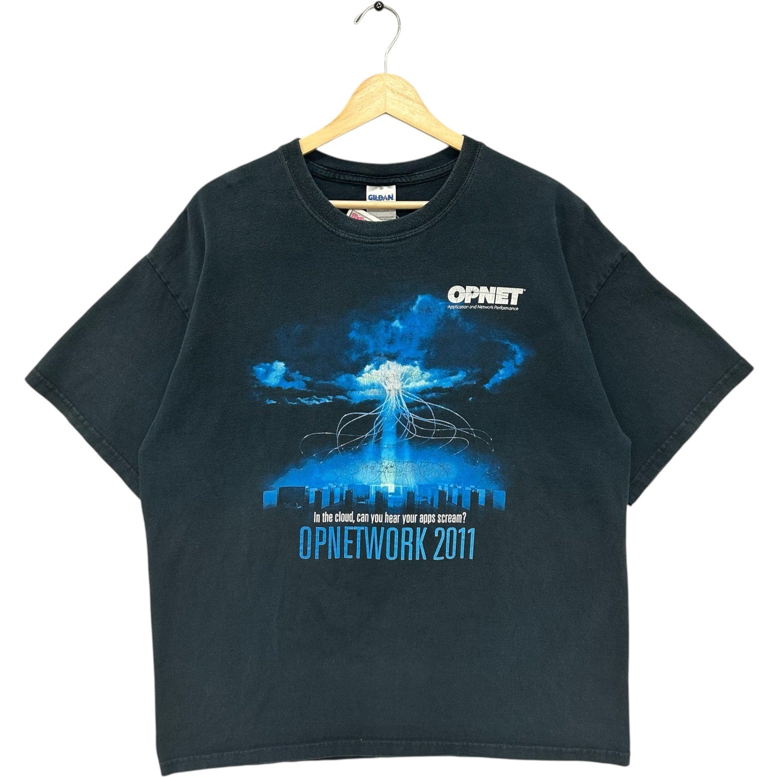 Vintage Opnetwork In The Cloud Double Sided Promo Tee