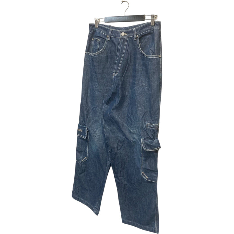 Vintage P.21! Y2K Denim Cargo Pants 32x26