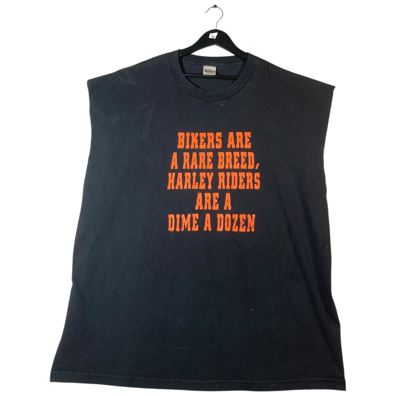 Vintage Harley Davidson Muscle Sleeve Tank Top