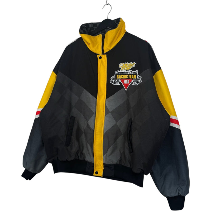 Vintage NASCAR Miller Genuine Drift Puffer Jacket