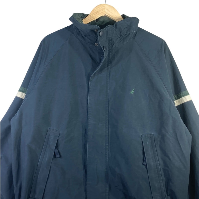 Vintage Reflective Stripe Windbreaker Jacket