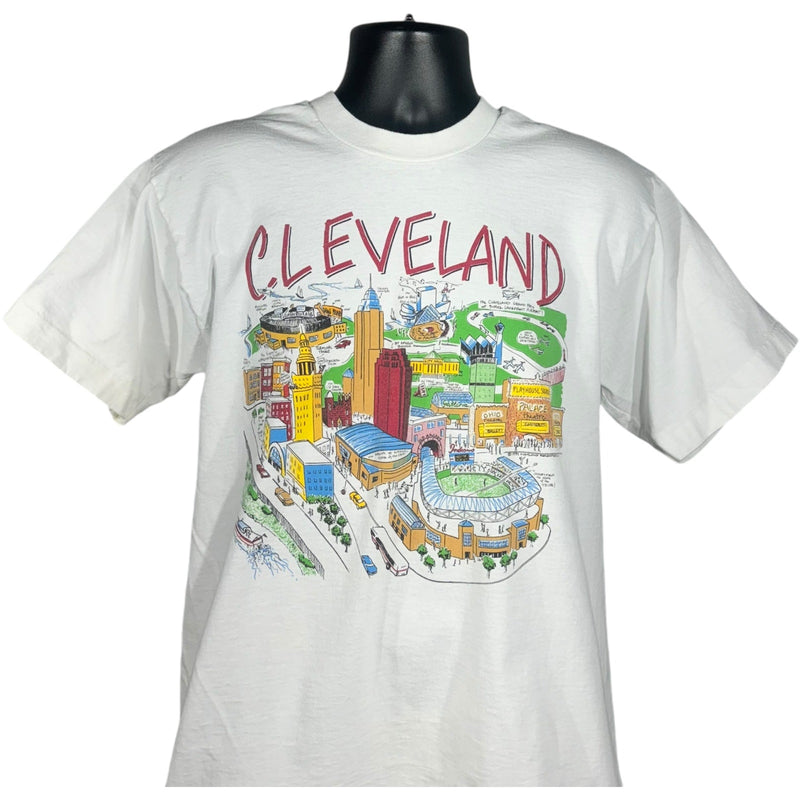 Vintage Cleveland Ohio City Souvenir Tee 90's