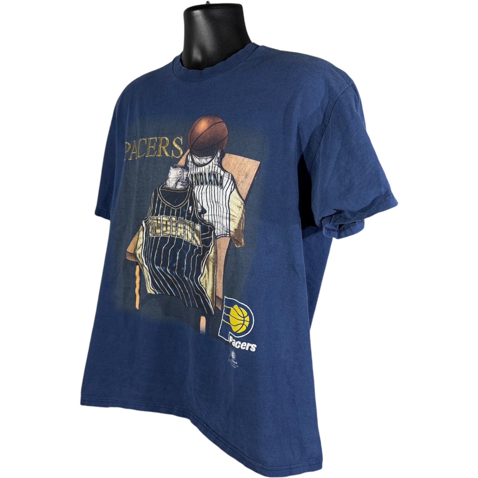 Vintage Indiana Pacers Locker Room NBA Tee 90s