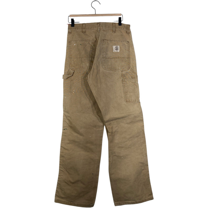 Vintage Carpenter Canvas Distressed Utility Pants 30