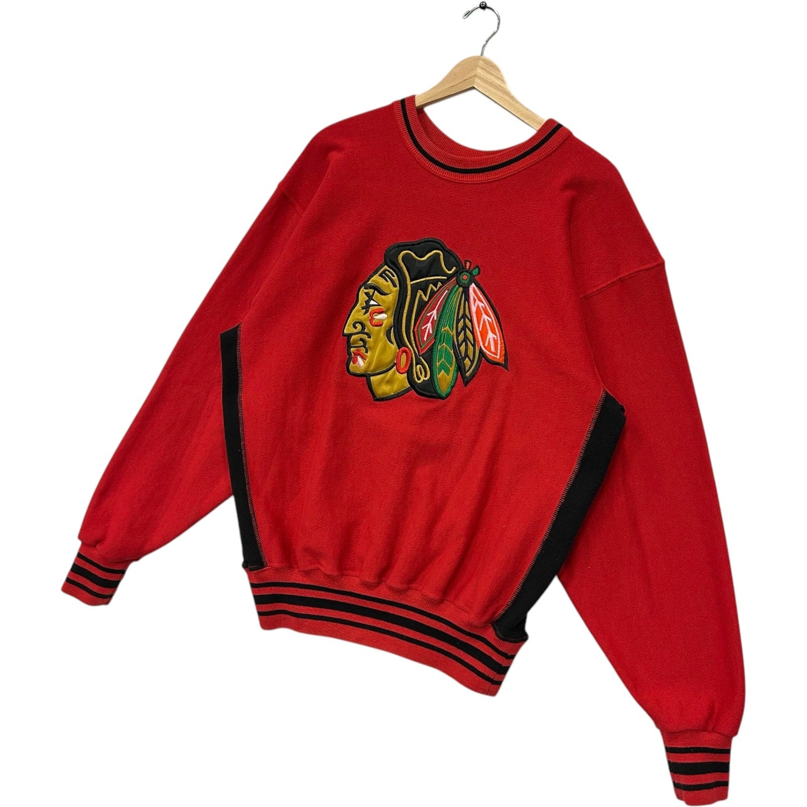 Vintage Chicago Blackhawks Logo Crewneck