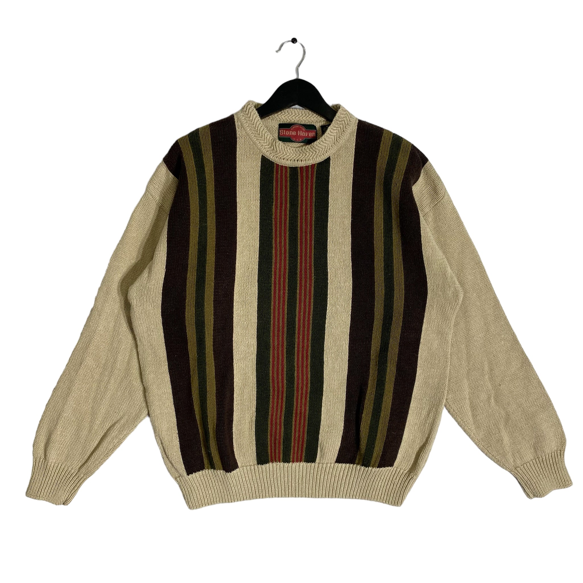 Vintage Striped Knit Sweater