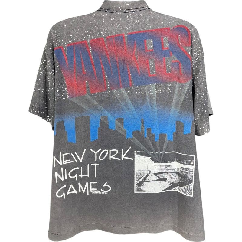 Vintage New York Yankees Night Games Spotlight AOP Starter Tee 1993