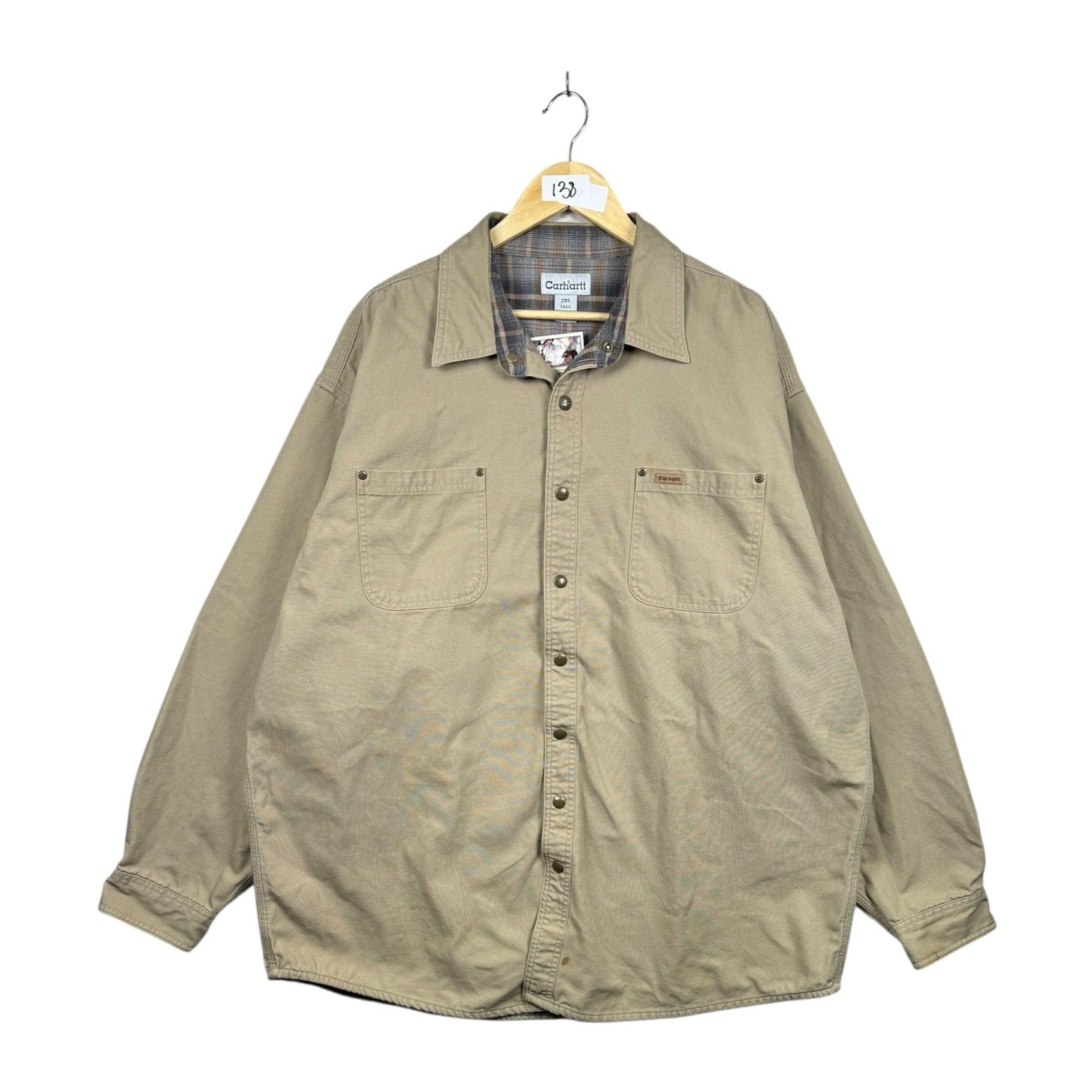 Vintage Carhartt Long Sleeve Button Up Shirt