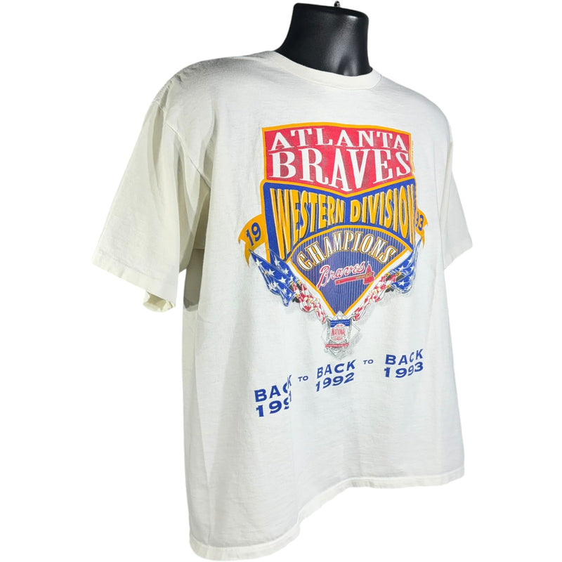 Vintage Starter Atlanta Braves Western Division Champs MLB Tee