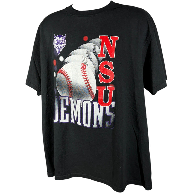 Vintage NSU Demons Baseball Tee