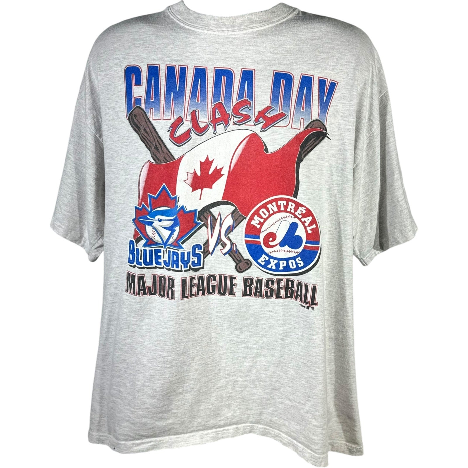 Vintage Toronto Blue Jays vs. Montreal Expos "Canadian Day Clash" Tee