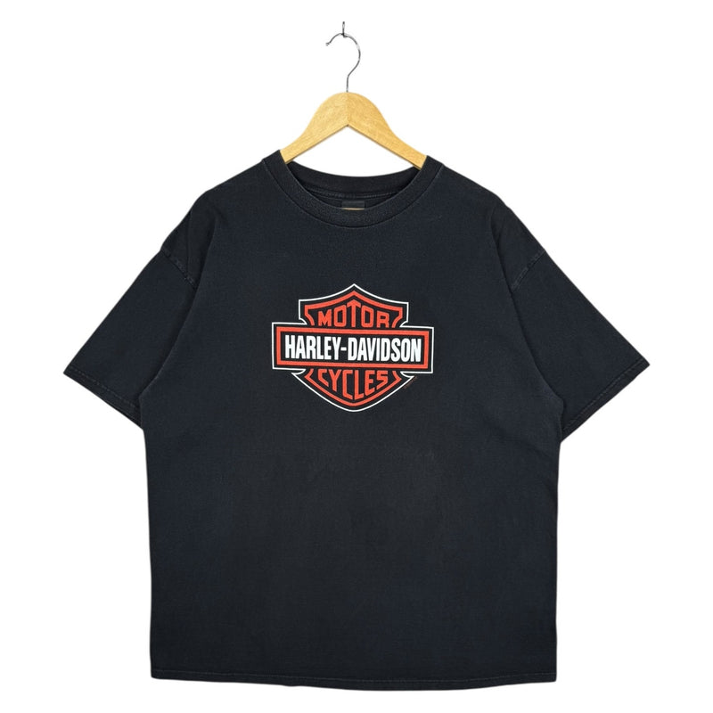Vintage Harley Davidson Lighthouse Graphic T-Shirt