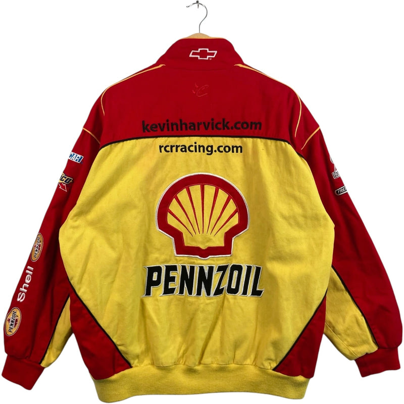 Vintage Pennzoil Patches Racing NASCAR Bomber Jacket