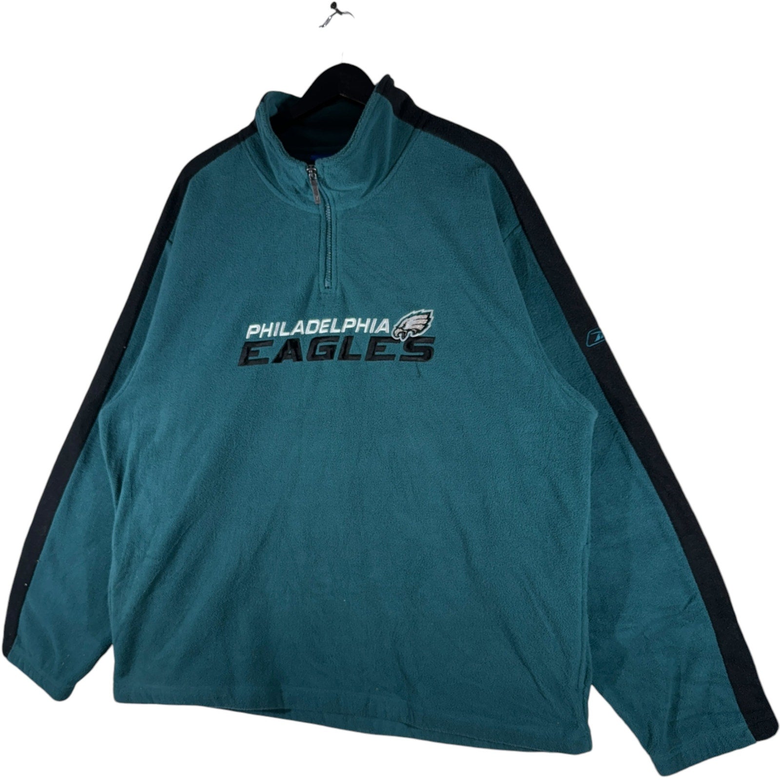 Vintage Reebok Philadelphia Eagles 1/4 Zip NFL Fleece