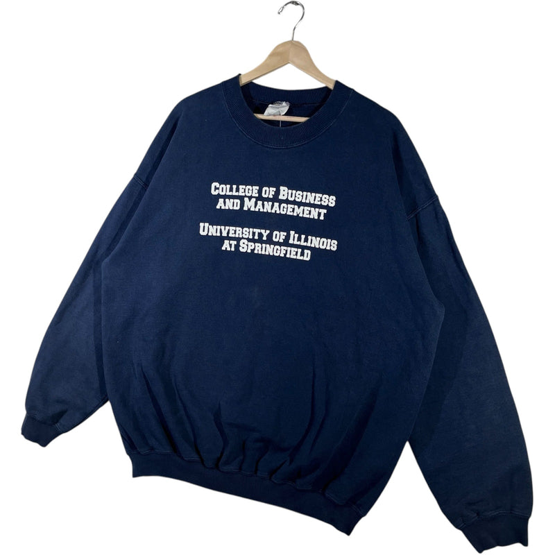 Vintage University Of Illinois At Springfield Crewneck