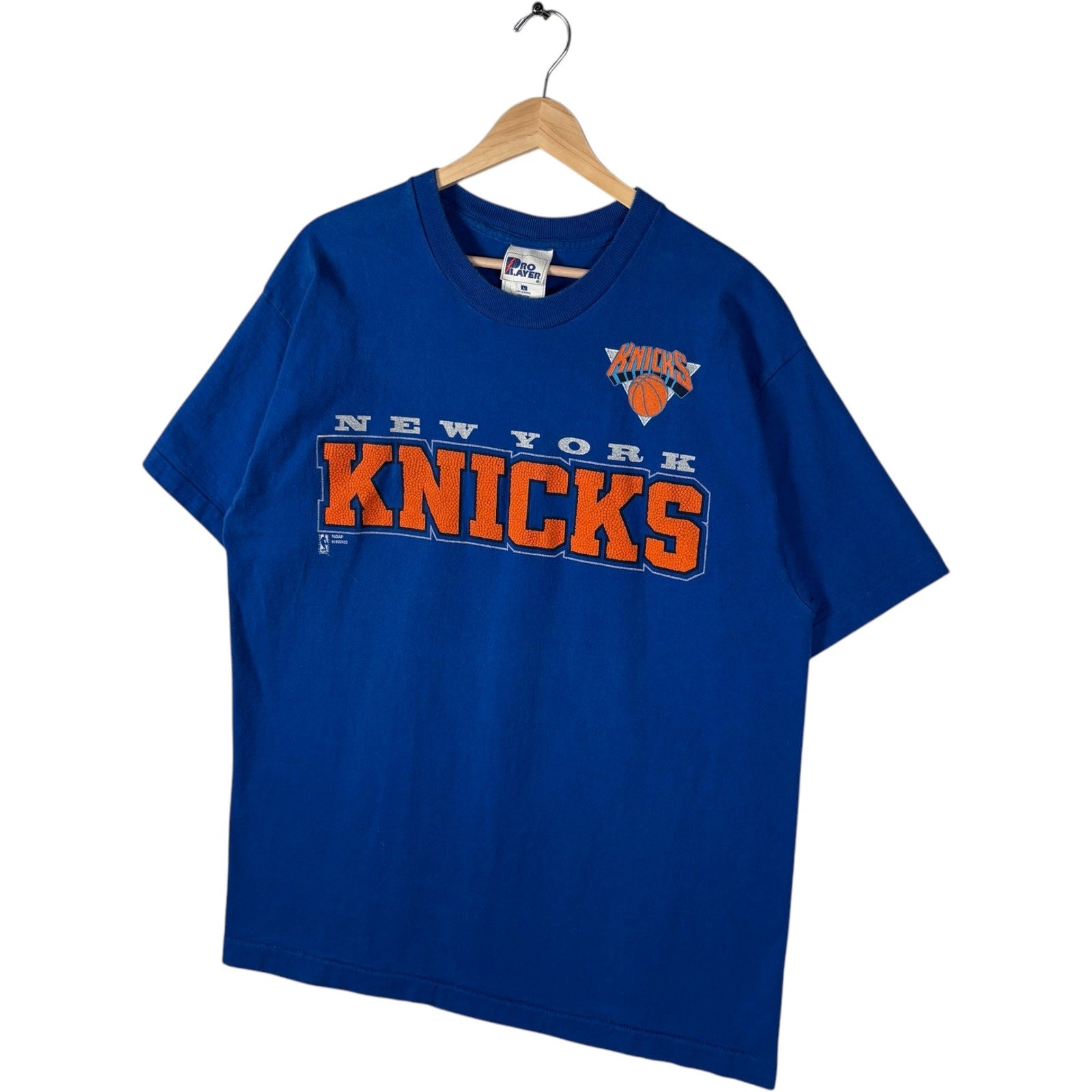 Vintage Pro Player New York Knicks Spellout NBA Tee 90s