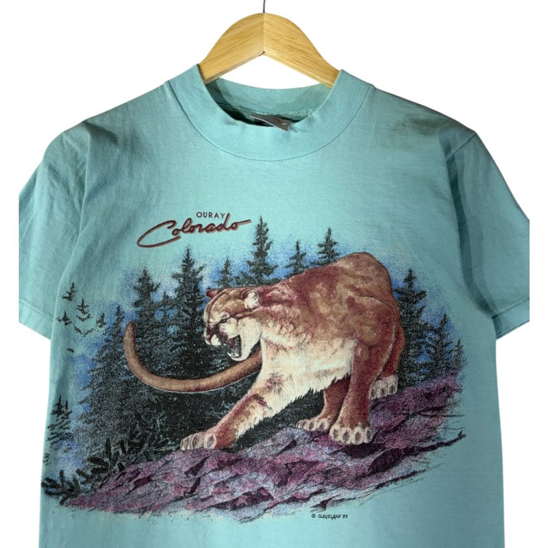 Vintage Mountain Lion Graphic T-Shirt