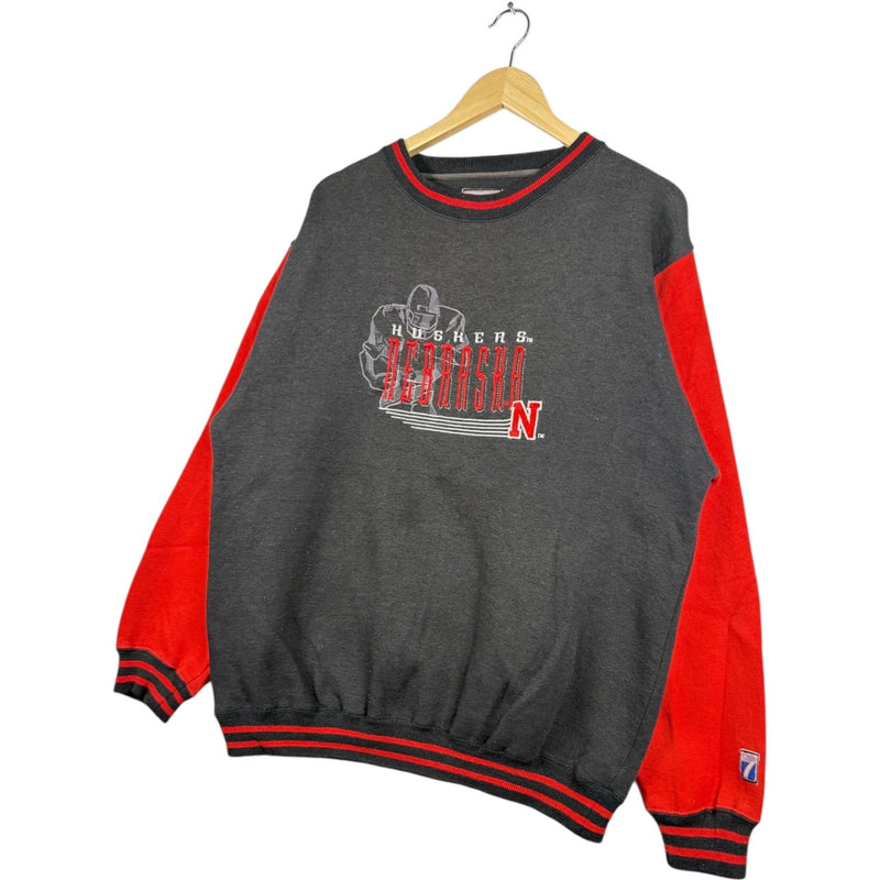 Vintage University Of Nebraska Huskers Football Crewneck