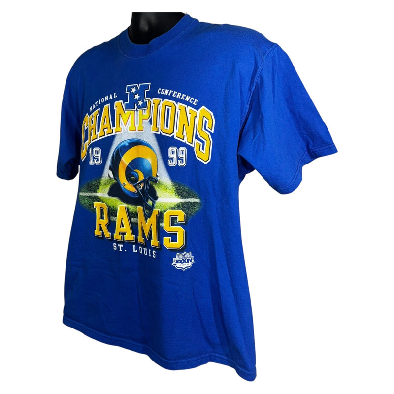 Vintage St. Louis Rams National Conference Champs Tee 1999