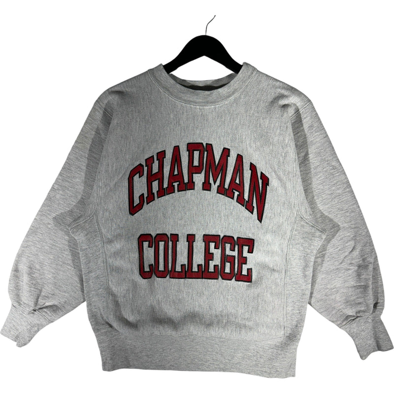 Vintage Champion Reverse Weave Warm-Up Chapman College Crewneck 80s