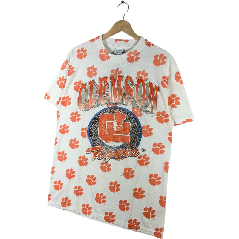Vintage Clemson Tigers University AOP Tee