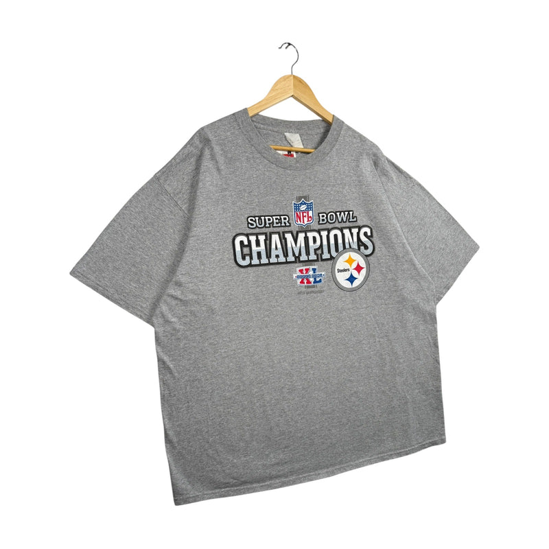 Vintage Pittsburgh Steelers Super Bowl XL Champions NFL T-Shirt