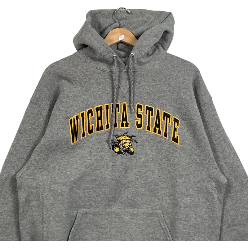 Vintage Russell Wichita State University Arch Spellout Hoodie