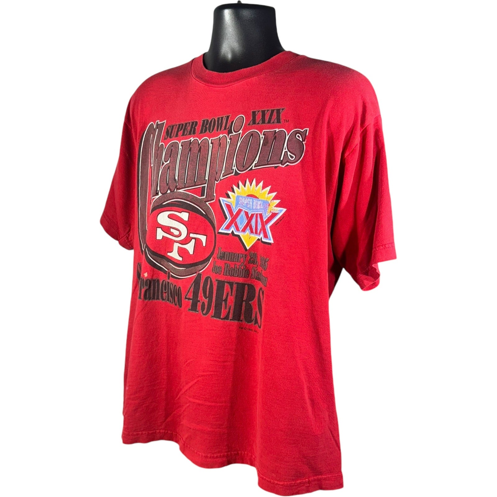 Vintage San Francisco 49ers Super Bowl XXIX Champions Tee