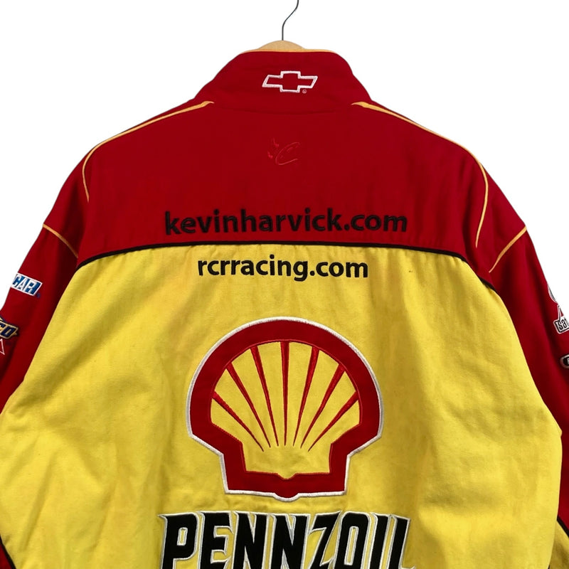 Vintage Pennzoil Patches Racing NASCAR Bomber Jacket