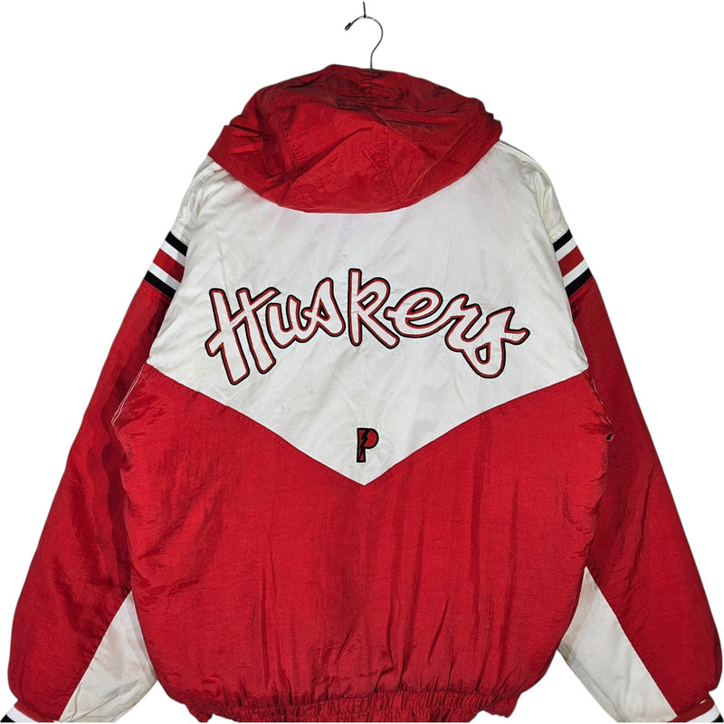 Vintage Nebraska Huskers Mullet Spellout Puffer Jacket