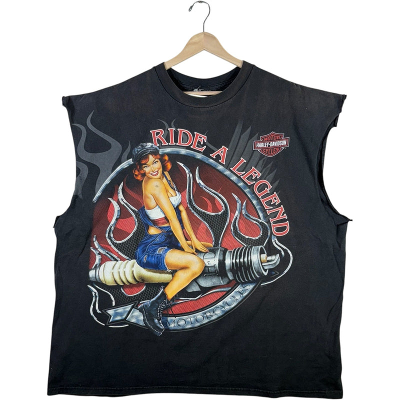 Vintage Harley Davidson "Ride a Legend" Muscle Tee