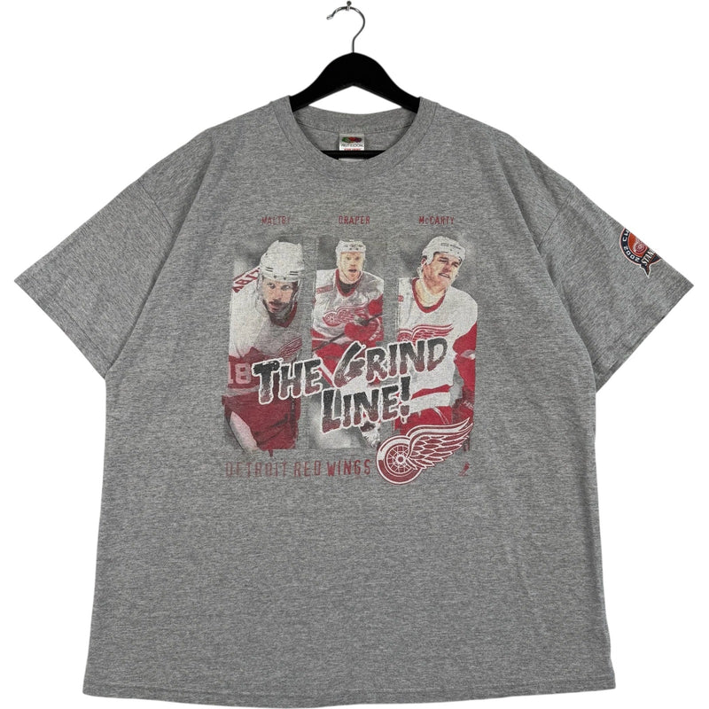 Vintage Detroit Redwings "The Grind Line" Tee