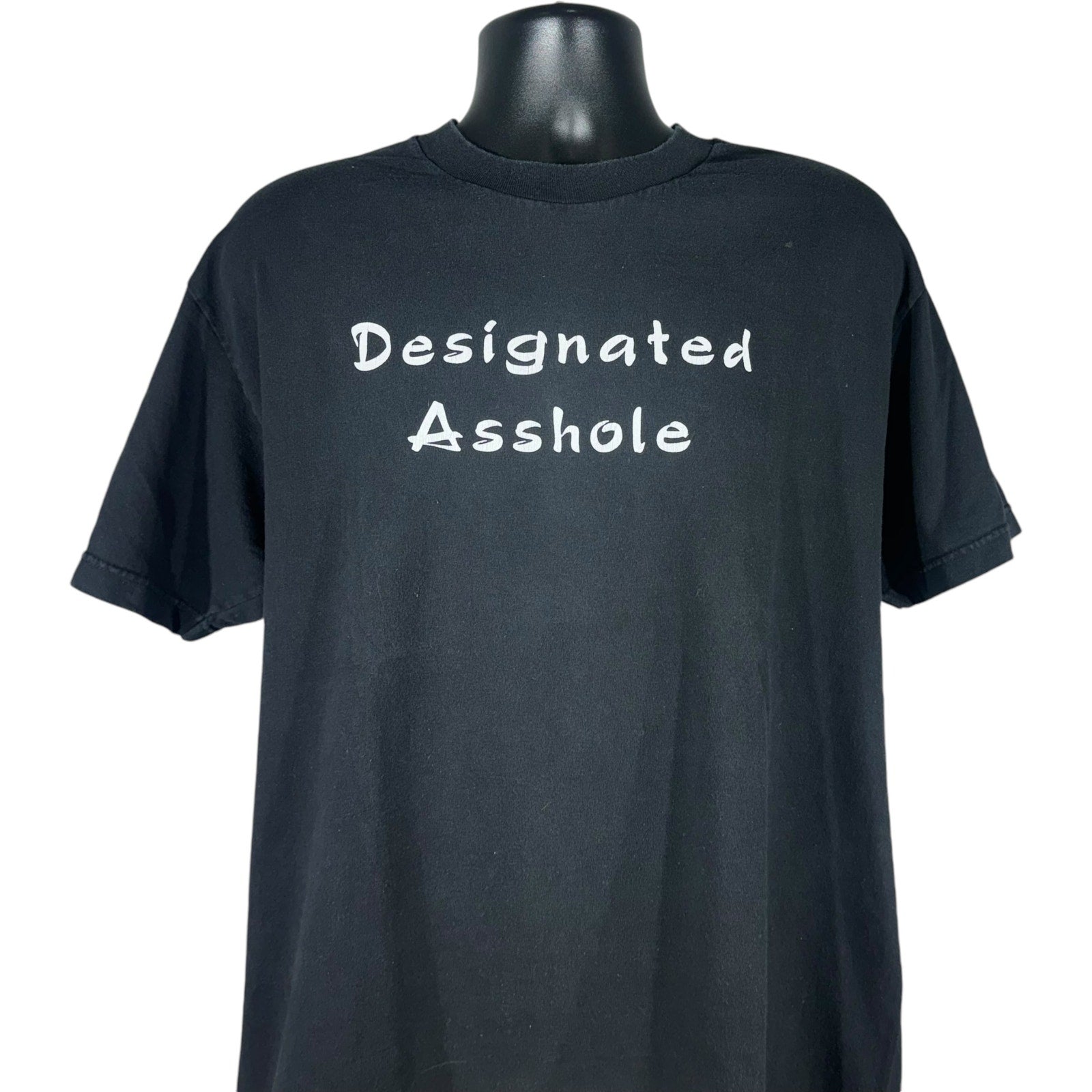 Vintage "Designated A-Hole" Humor Tee