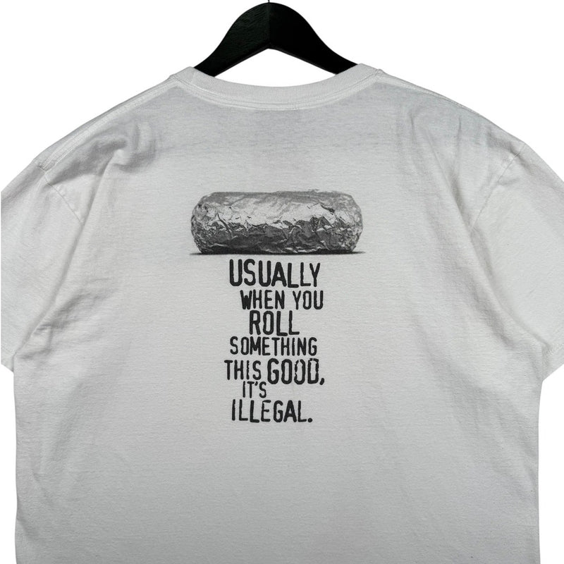 Vintage Chipotle Burrito Graphic T-Shirt