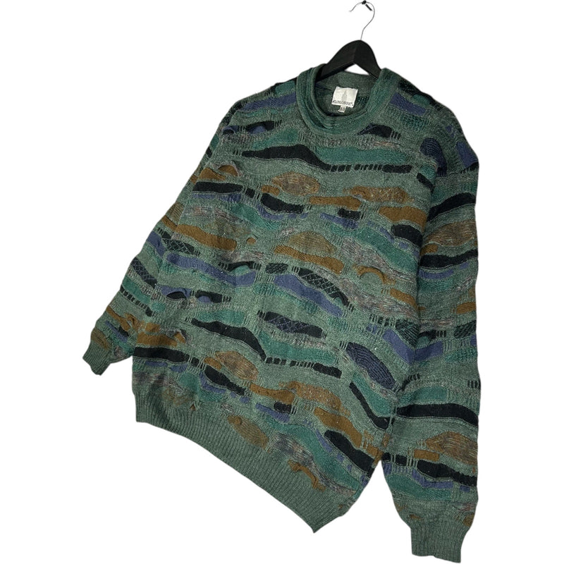 Vintage London Fog 3D Knit Sweater