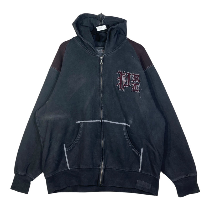 Vintage Polo Ralph Lauren Gothic Logo Full Zip Hoodie