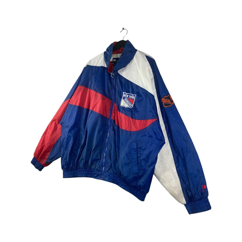 Vintage New York Rangers NHL Full Zip Windbreaker