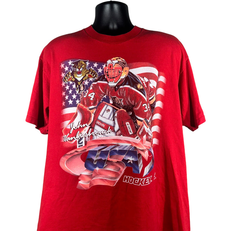 Vintage John Vanbiesbrouck Team USA Tee 1998