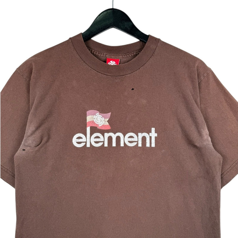Vintage Element Spellout Logo T-Shirt