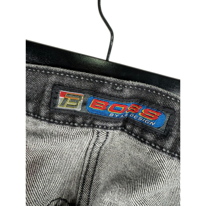 Vintage Boss Wide Leg Denim Jeans 35