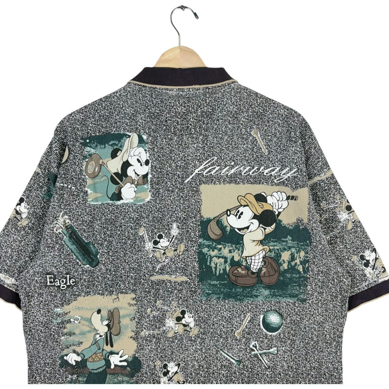 Vintage Mickey Mouse Golf Short Sleeve Polo