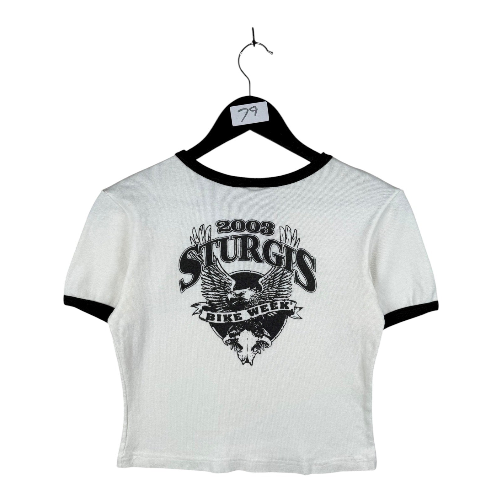 Vintage Sturgis Bike Week 2003 Ringer Women's T-Shirt