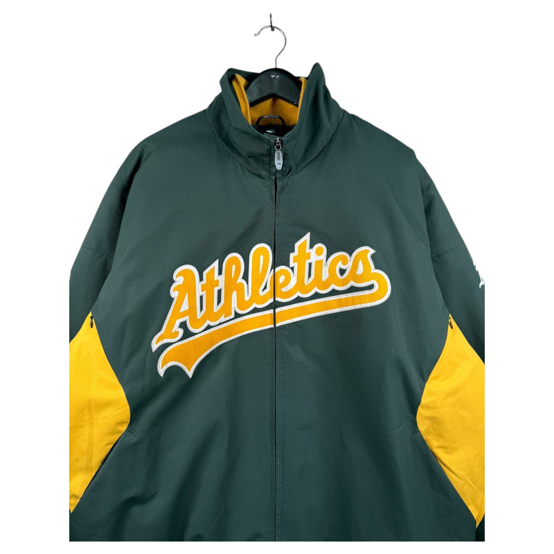 Vintage MLB Majestic Athletics Full Zip Varsity Jacket
