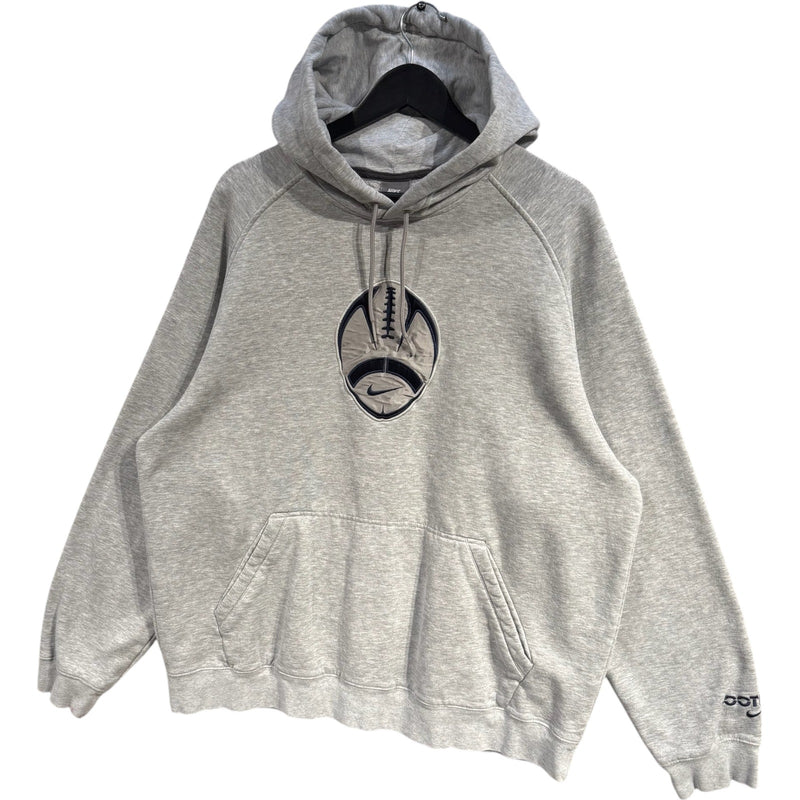 Vintage Nike Football Logo Embroidered Hoodie