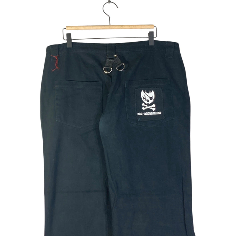Vintage Alcatraz Gothic Wide Leg Pants 36